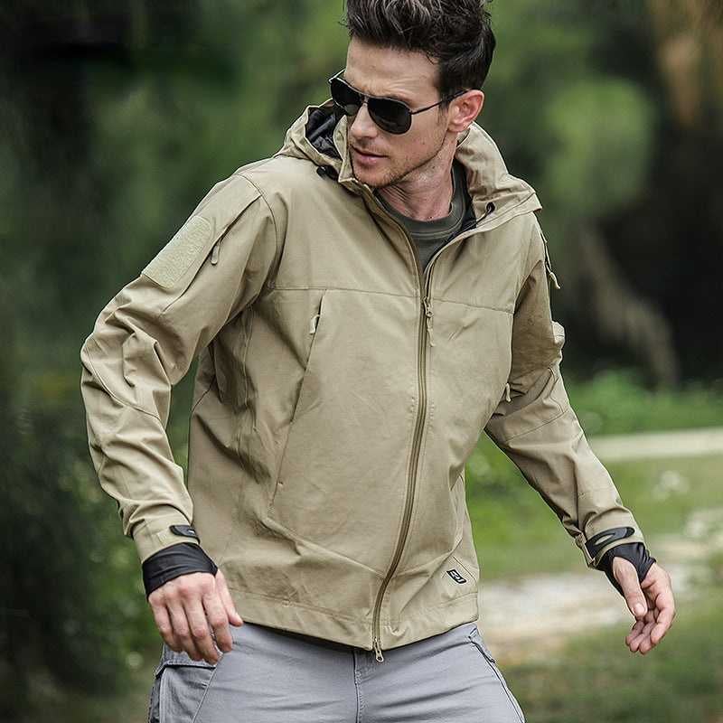 UNISEX LIGHTWEIGHT MULTIFUNCTION SOFTSHELL WATERPROOF JACKET ( 50% OFF + FREE SHIPPING ENDS TONIGHT )