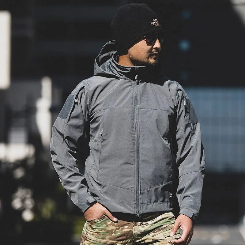 UNISEX LIGHTWEIGHT MULTIFUNCTION SOFTSHELL WATERPROOF JACKET ( 50% OFF + FREE SHIPPING ENDS TONIGHT )