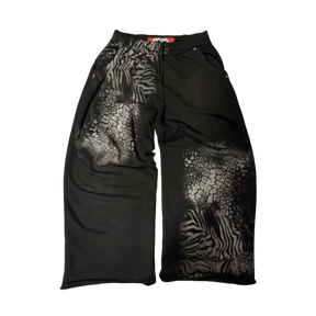 Cheetah printed casual pants