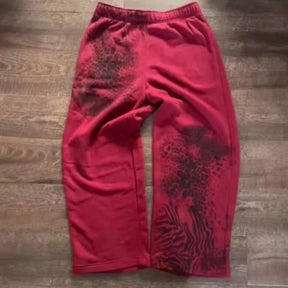 Cheetah printed casual pants