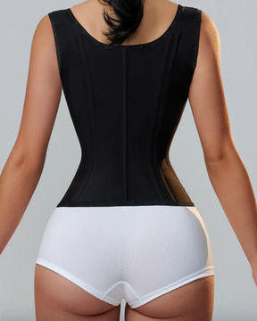 Shapewear with Double Waistband - Abdominal Control and Waist Sculpting