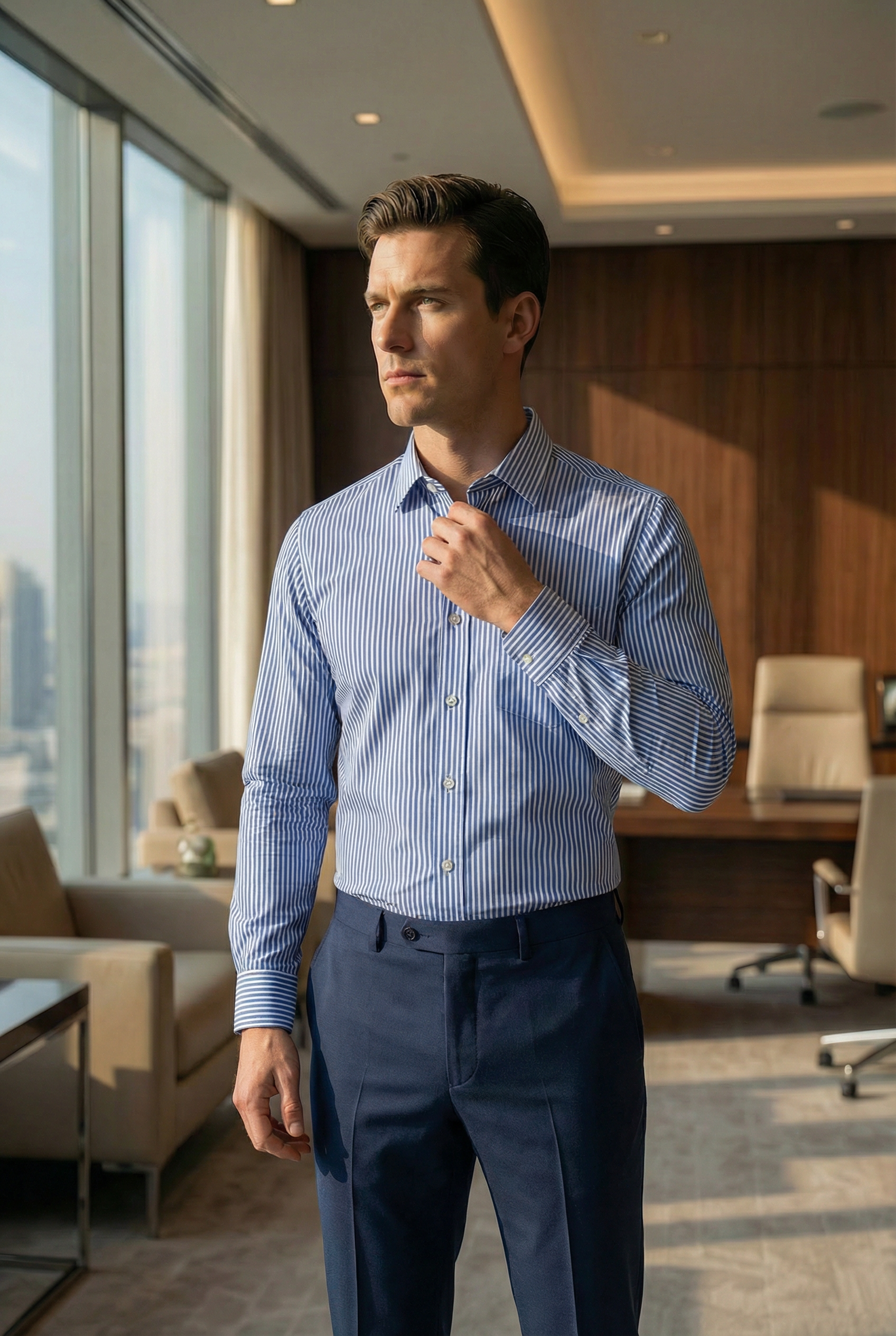 The "Legacy" Anti-Wrinkle Shirt | Signature Non-Iron Series