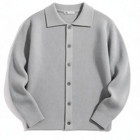 The "Executive" Textured Cardigan | Premium Smart-Casual Layer