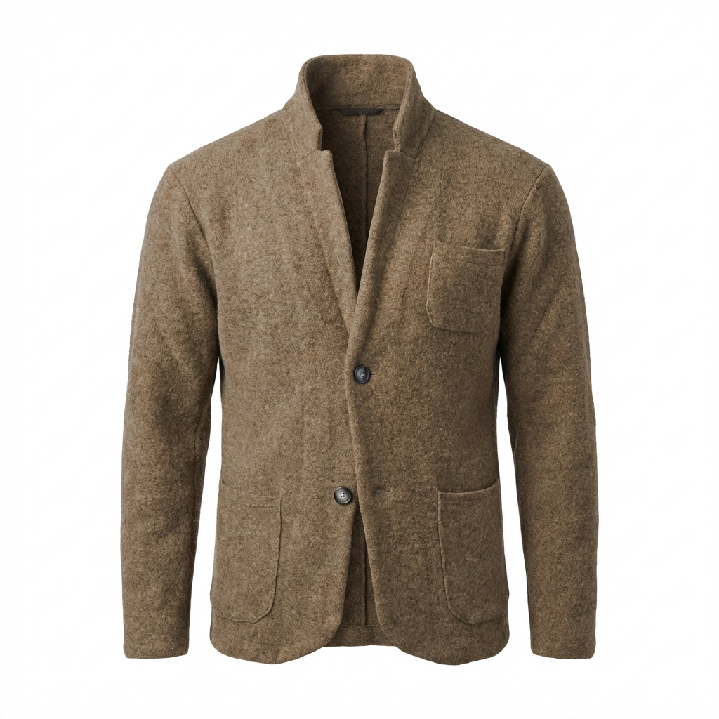 Executive Stand-Collar Blazer