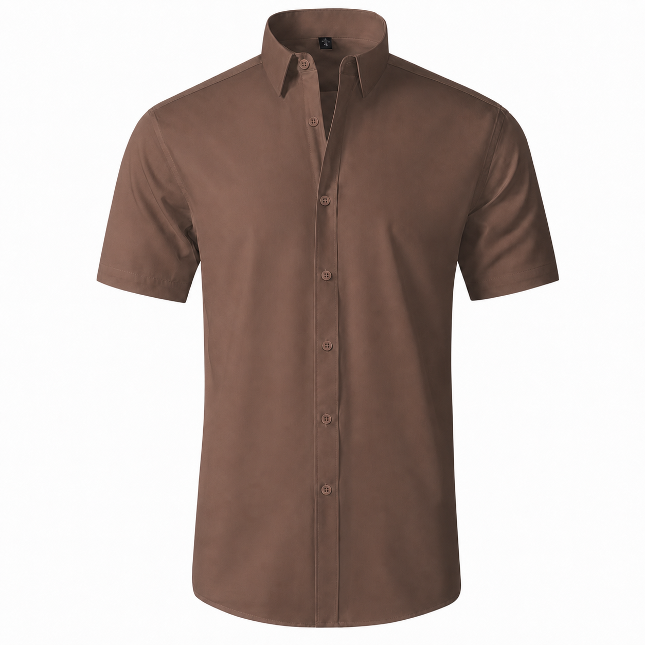 The "Infinite" Performance Short-Sleeve Shirt | 4-Way Stretch & Zero-Iron