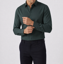The "Infinite" Performance Dress Shirt | 4-Way Stretch & Zero-Iron