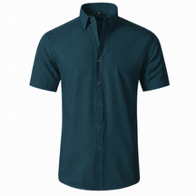 The "Infinite" Performance Short-Sleeve Shirt | 4-Way Stretch & Zero-Iron