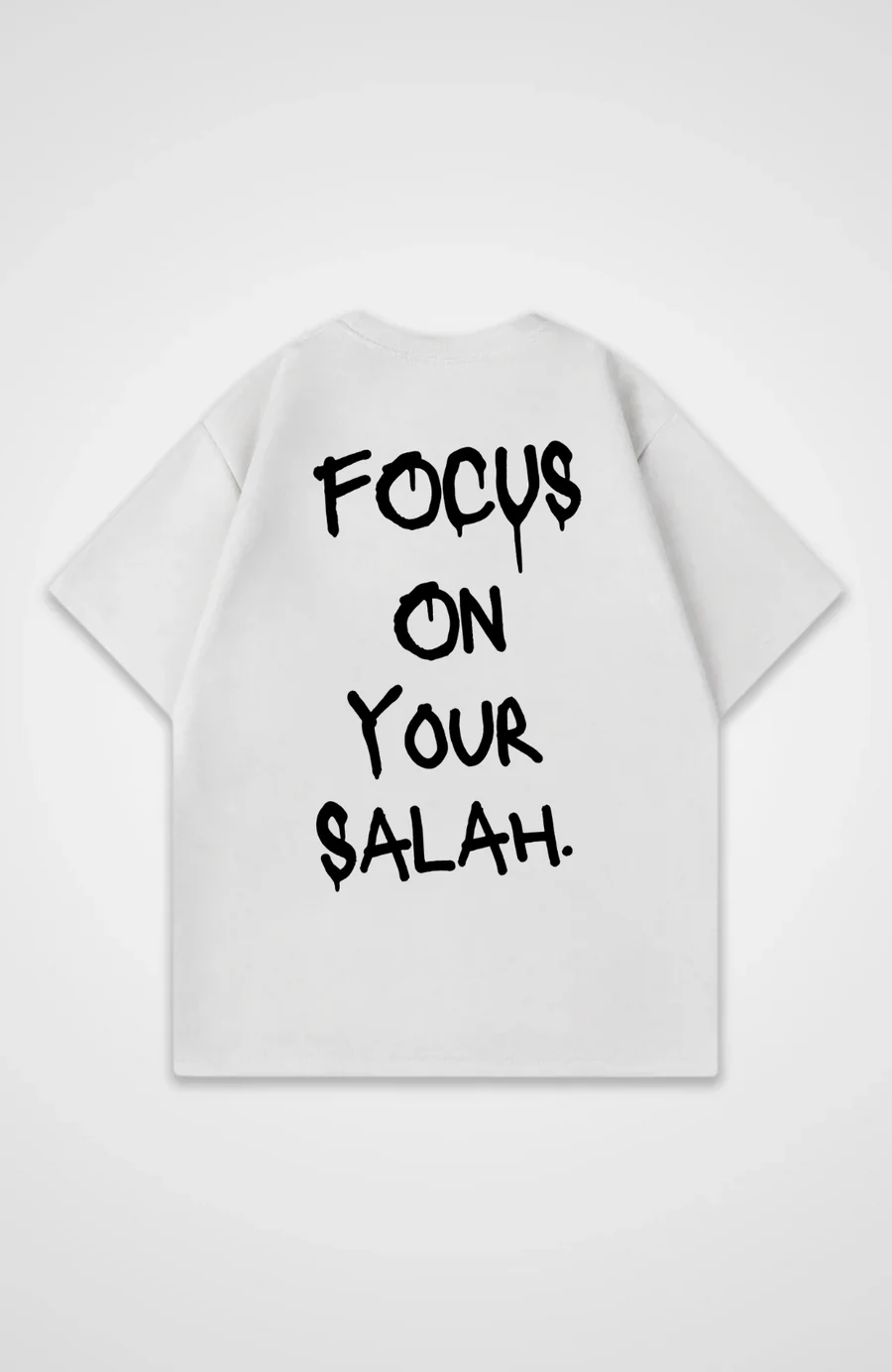 FOCUS  ON  YOUR  SALAH Print T-Shirt