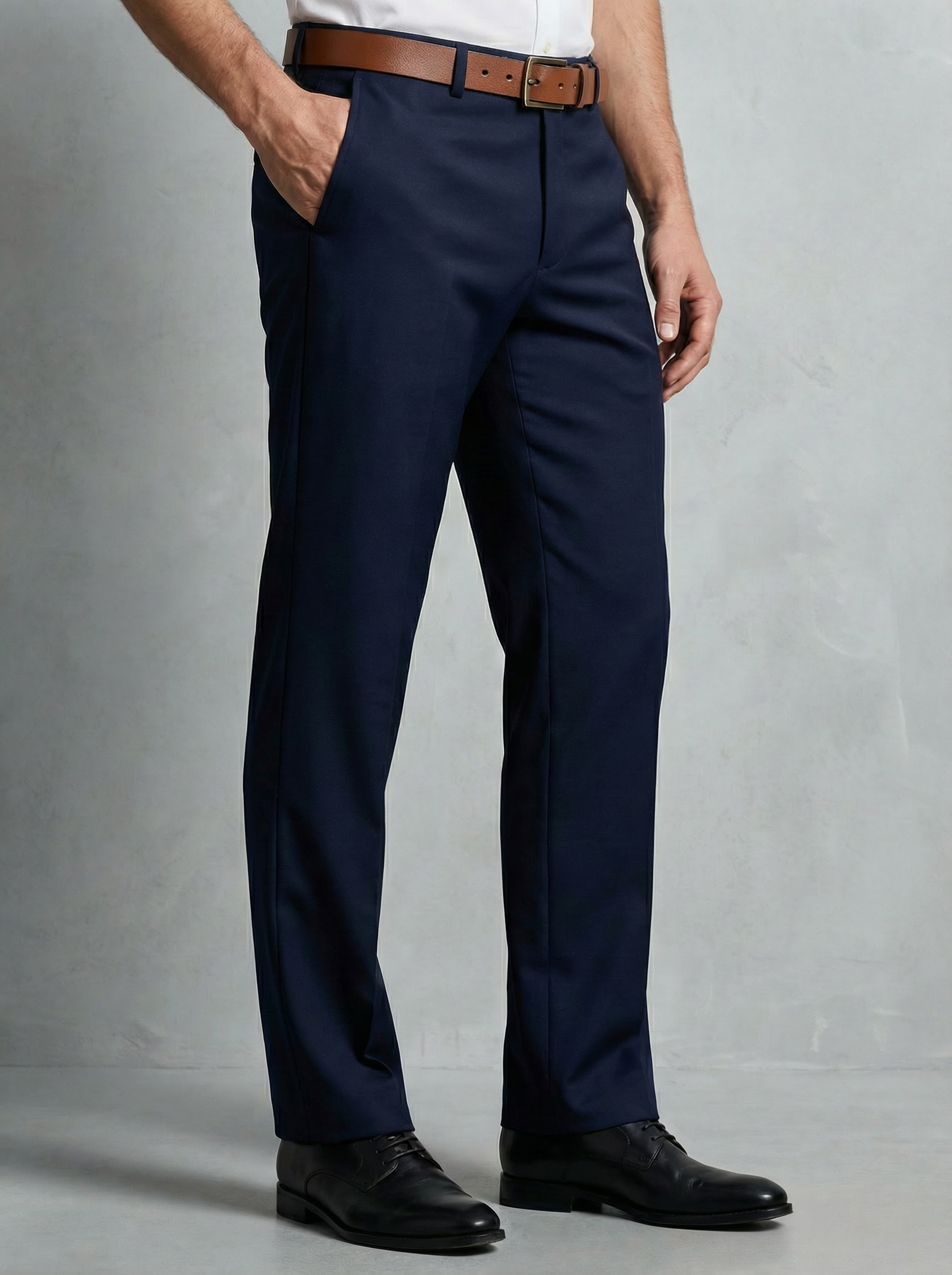 The "Aero-Flow" Straight Leg Trouser | Silk-Touch Cooling Tech