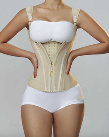 Shapewear with Double Waistband - Abdominal Control and Waist Sculpting