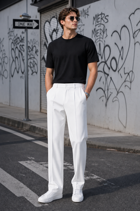 The "Nomad" Fluid Pleated Trousers