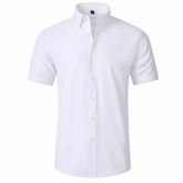 The "Infinite" Performance Short-Sleeve Shirt | 4-Way Stretch & Zero-Iron