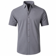 The "Infinite" Performance Short-Sleeve Shirt | 4-Way Stretch & Zero-Iron