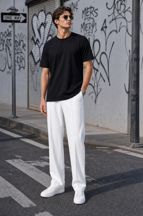 The "Nomad" Fluid Pleated Trousers