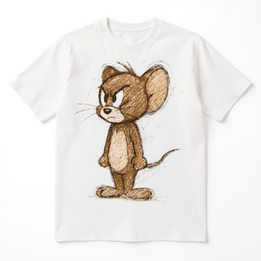 Hand-drawn line cartoon Short-Sleeve T-Shirt