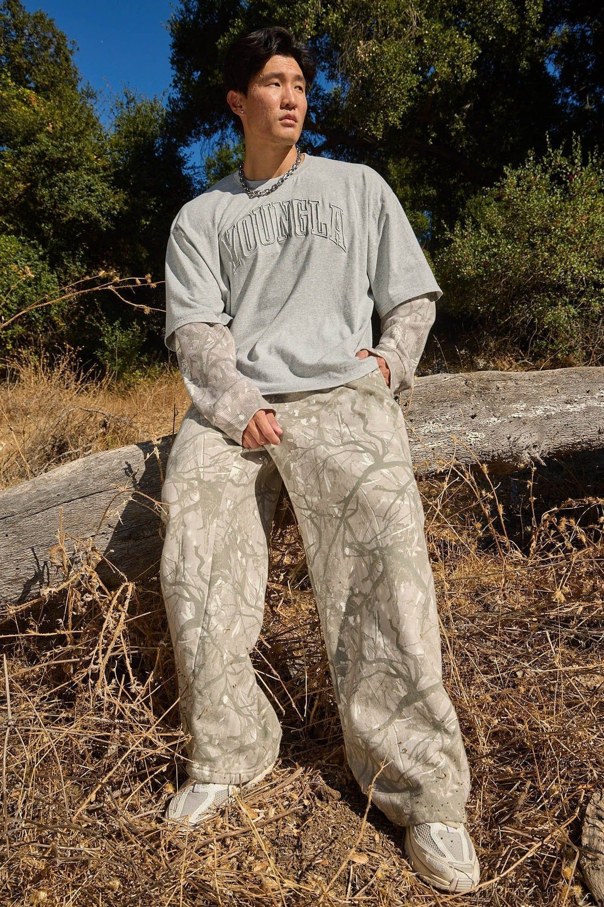 Tree Camo Baggy Pants