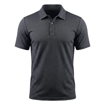 The "Riviera" Textured Knit Polo 丨Breathable Micro-Waffle Comfort