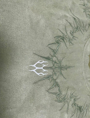 Men’s Graphic Embroidery Drop Shoulder Tee