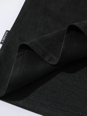 Men’s Graphic Embroidery Drop Shoulder Tee