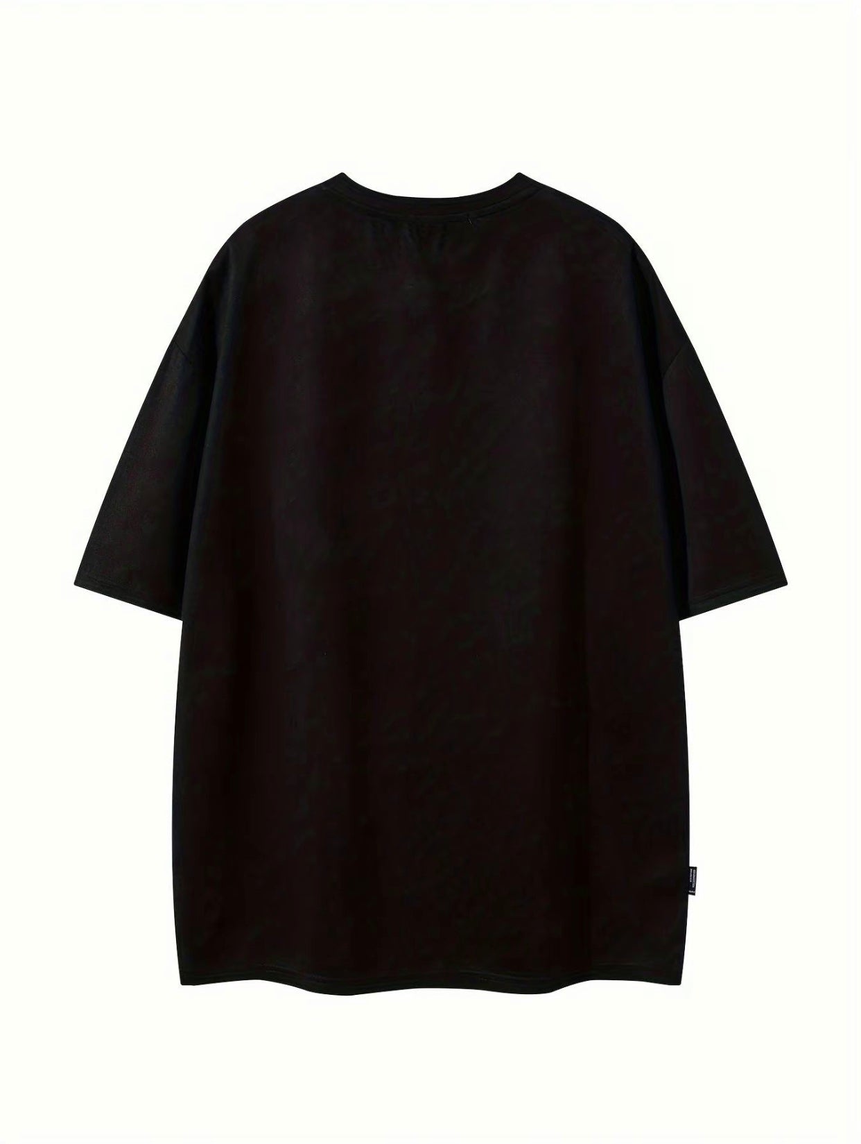 Men’s Graphic Embroidery Drop Shoulder Tee