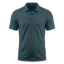 The "Riviera" Textured Knit Polo 丨Breathable Micro-Waffle Comfort