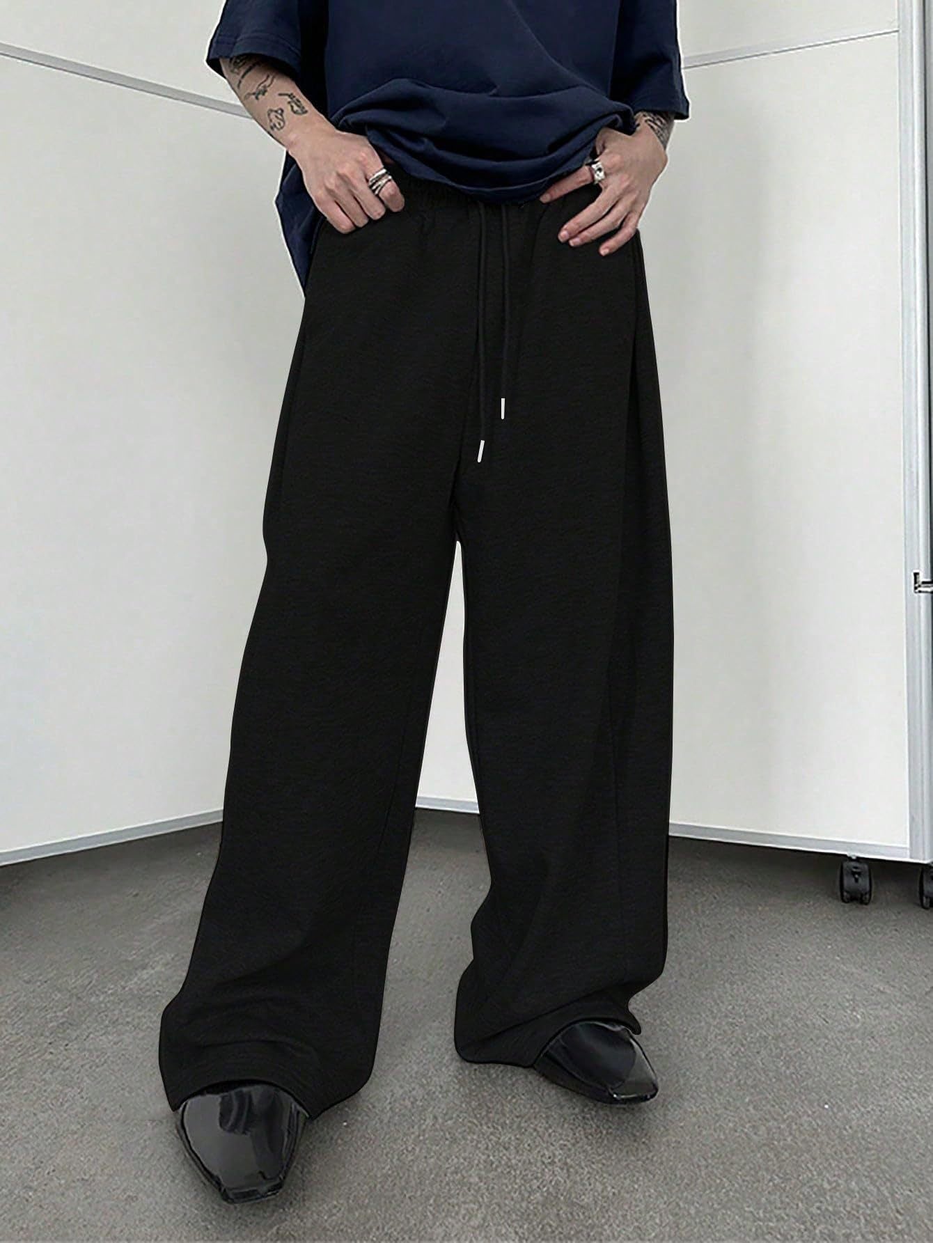 Men's Casual Wide Leg Pants