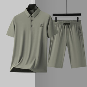 Ice silk casual sports suit