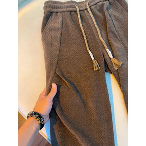 American plaid knit pants