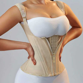 Shapewear with Double Waistband - Abdominal Control and Waist Sculpting