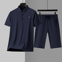 Ice silk casual sports suit