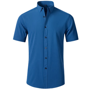 Stretch Non-Iron Anti-Wrinkle short-sleeved Shirt ( Buy 2 Get Free Shipping )