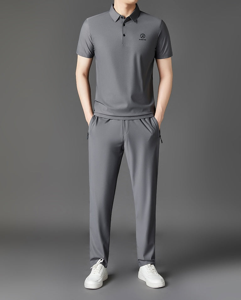 Ice silk casual sports suit