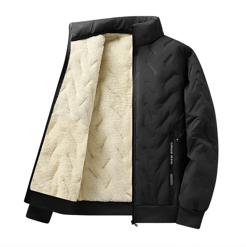 Men's Winter Warm Jacket with Fleece Lining