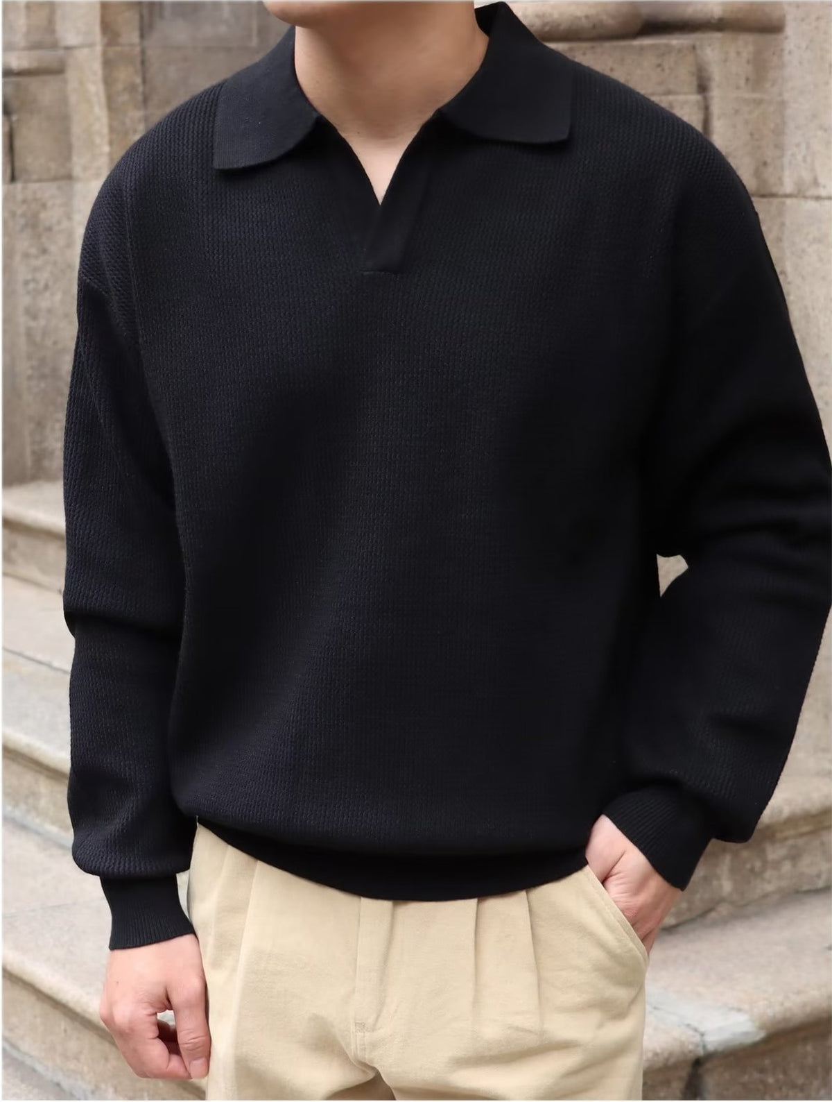 Men's casual warm sweater