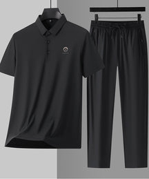 Ice silk casual sports suit