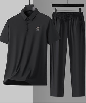 Ice silk casual sports suit