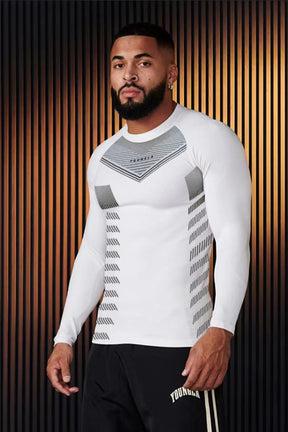 Superhero long-sleeve tight-fitting shirt