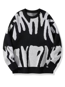 Unisex Hip-Hop Round Neck Sweater
