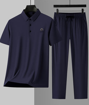 Ice silk casual sports suit