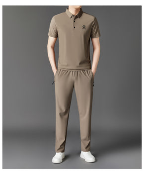 Ice silk casual sports suit