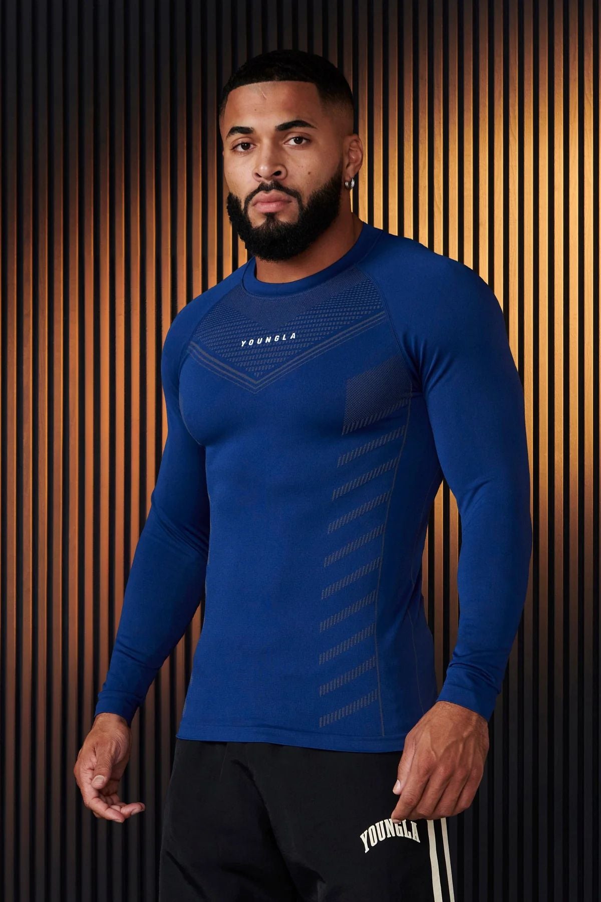 Superhero long-sleeve tight-fitting shirt
