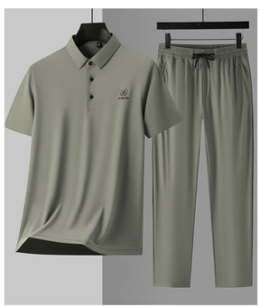 Ice silk casual sports suit