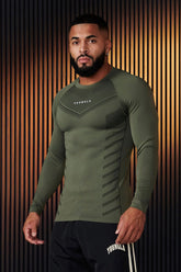 Superhero long-sleeve tight-fitting shirt