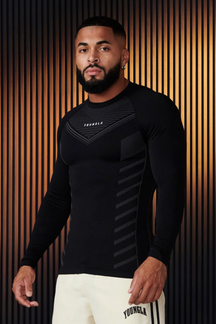 Superhero long-sleeve tight-fitting shirt