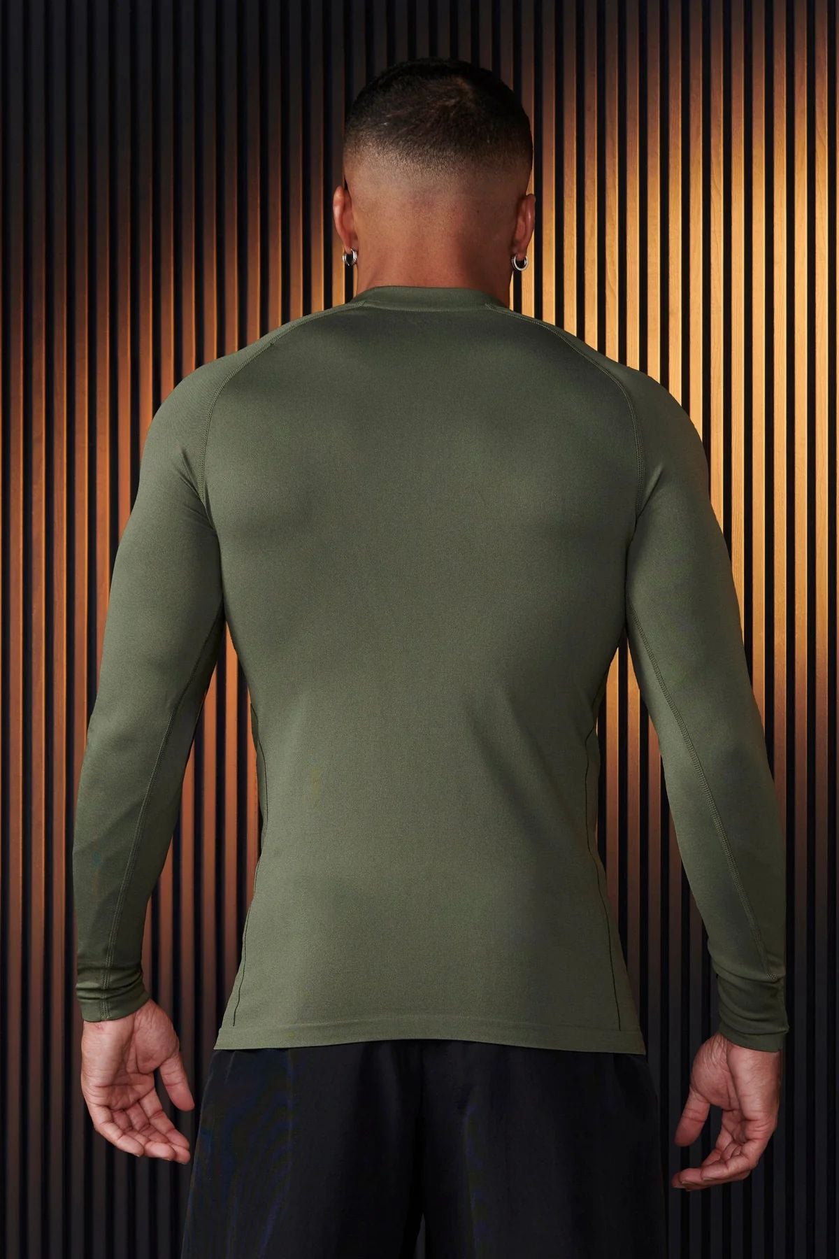 Superhero long-sleeve tight-fitting shirt
