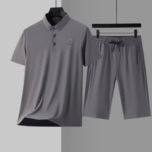 Ice silk casual sports suit