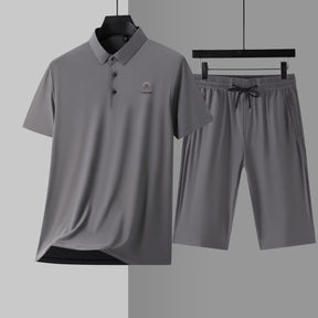 Ice silk casual sports suit