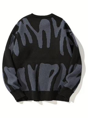 Unisex Hip-Hop Round Neck Sweater
