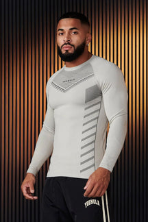 Superhero long-sleeve tight-fitting shirt
