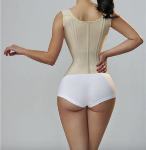 Shapewear with Double Waistband - Abdominal Control and Waist Sculpting